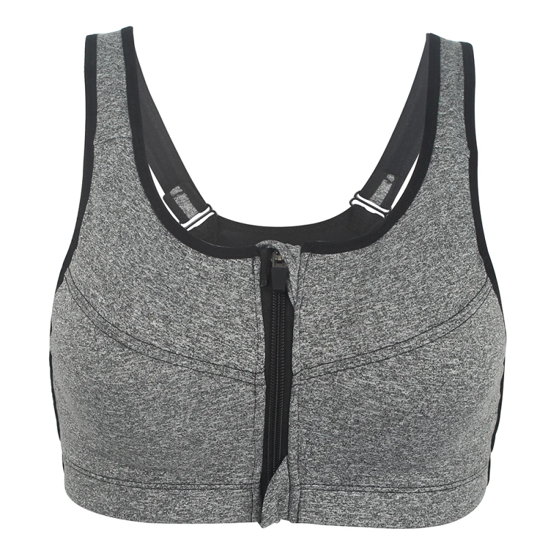 Женский спортивный бюстгальтер для фитнеса без косточек с защитой от тряски