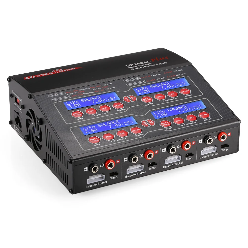 Сверхмощный аккумулятор UP240AC Plus 240 Вт Lilo/LiPo/LiFe/NiMH/NiCD универсальное зарядное