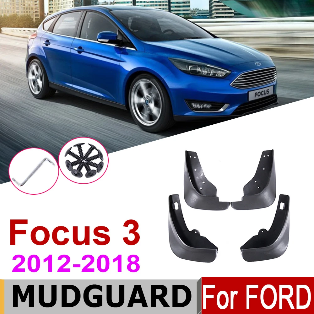 Брызговики для Ford Focus 3 MK3 2018 ~ 2011 брызговик аксессуары брызговиков 2017 2016 2015 2014 2013