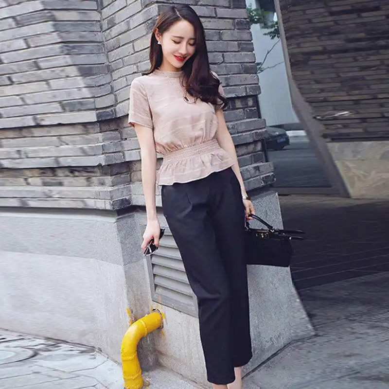 

2020 Summer Fashion T Shirt Women Beige Tshirt