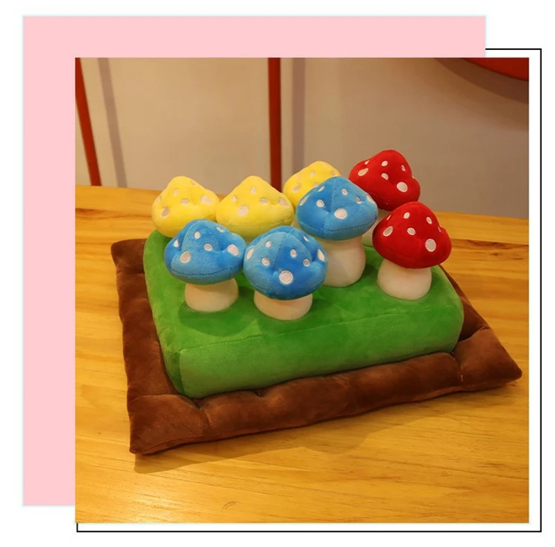 

Plush Doll Cartoon Creative Mushroom Pillow Plush Doll Toy Cute Mushroom Best Gift For Children's Playmates