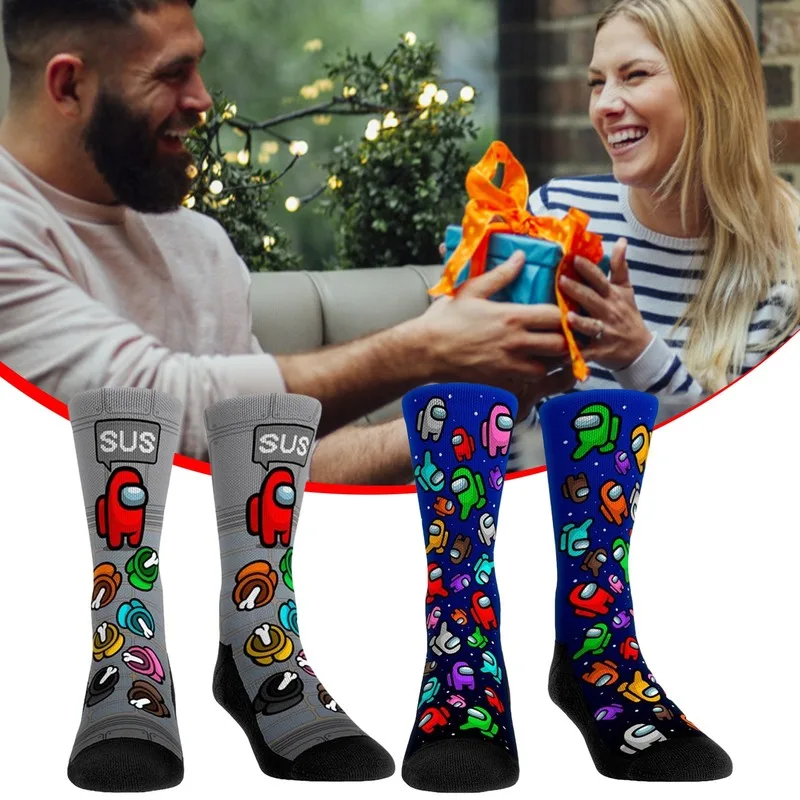 

Anime Games Among US Socks Socks Christmas Party Role Playing Game Props Unisex Winter Warm Among US Stockings Christmas Gifts