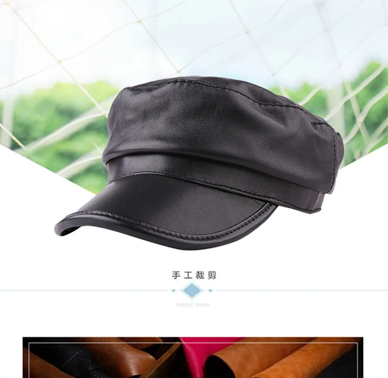 SHALUOTAOTAO Новинка Snapback модная овчина шляпа из натуральной кожи зимние теплые армейские кепки для мужчин и женщин для отдыха брендовые шапки
