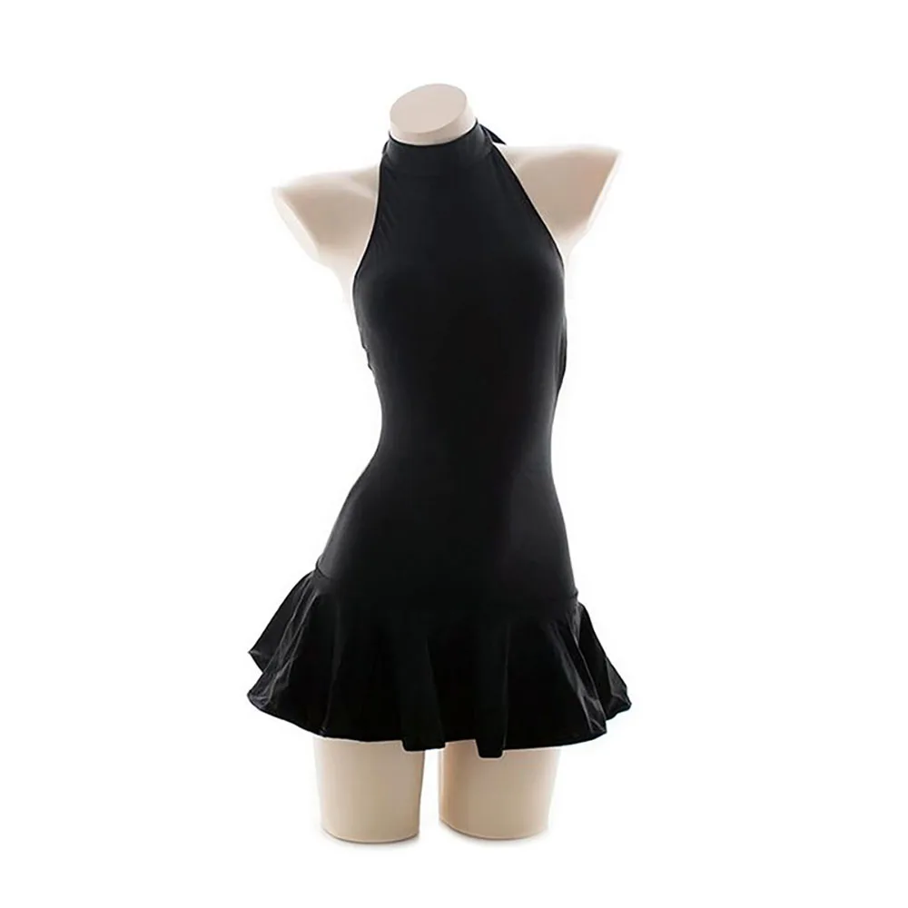 Японский купальник Cos Saber Косплей Fate Zero Stay Night Sukumizu черный сексуальные колготки