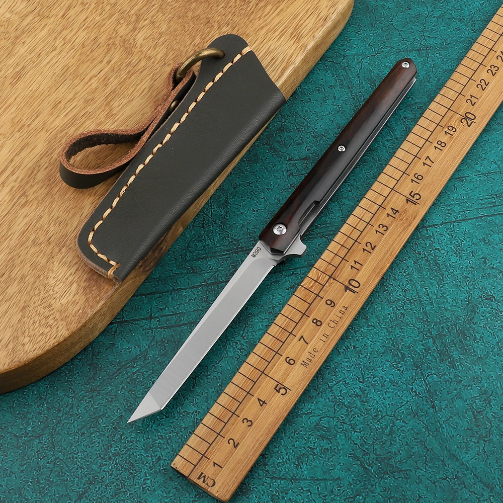 Точилка для ручек M390 стальной складной нож пустынный железный деревянная медная