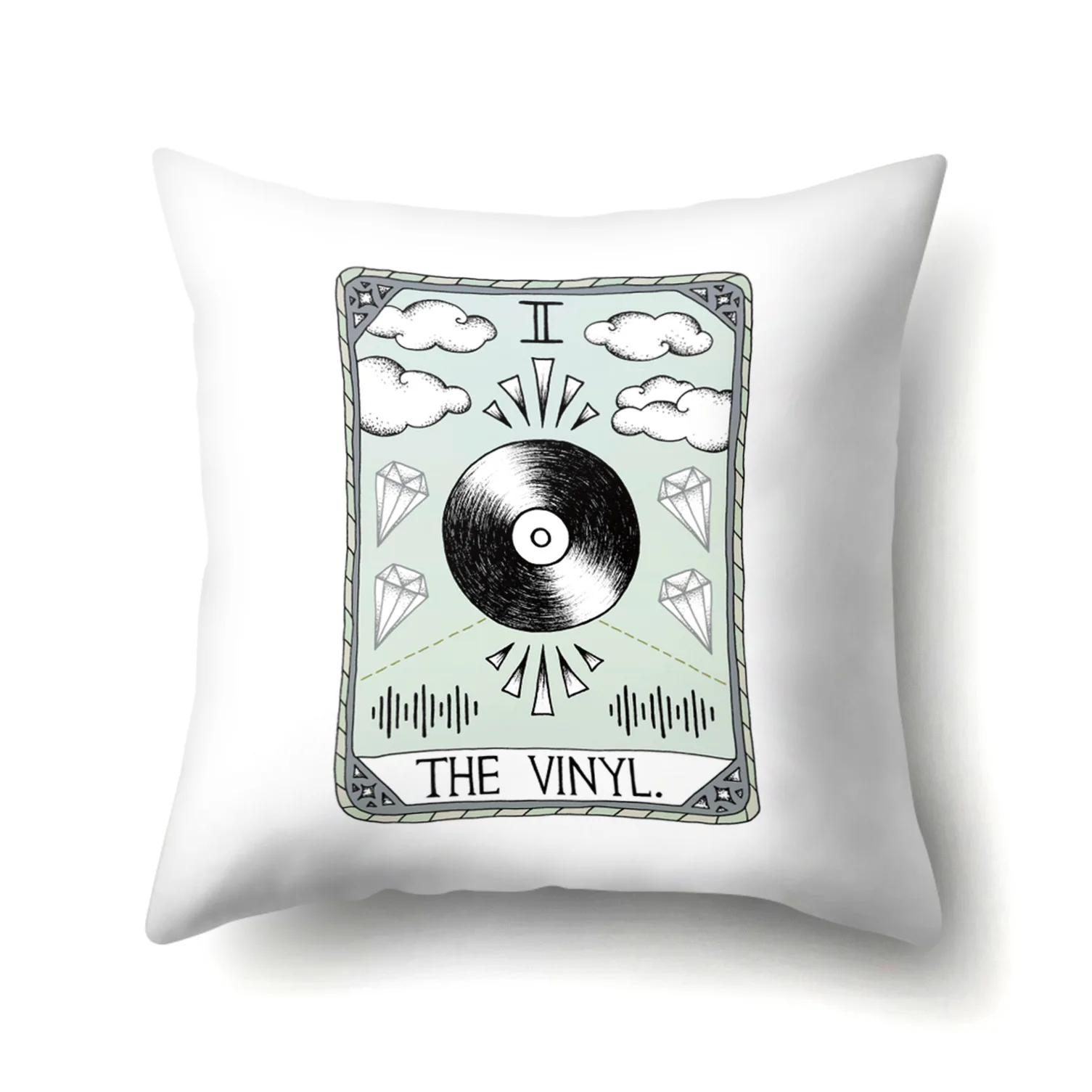 Креативный чехол для подушки Таро домашний декор полиэстер белый дивана