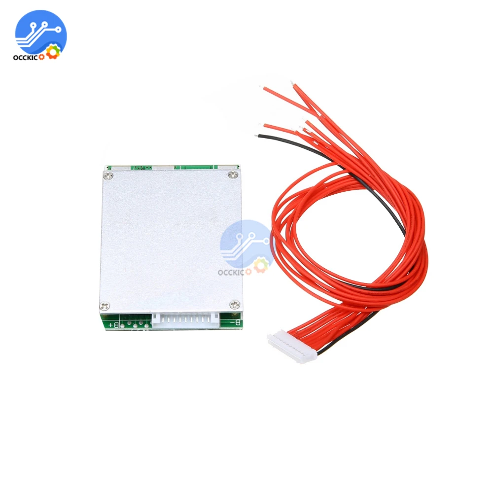 Защитный Модуль платы литиевой батареи 10S 36 В 15 А 20 35 PCB li-ion BMS аккумулятор балансир