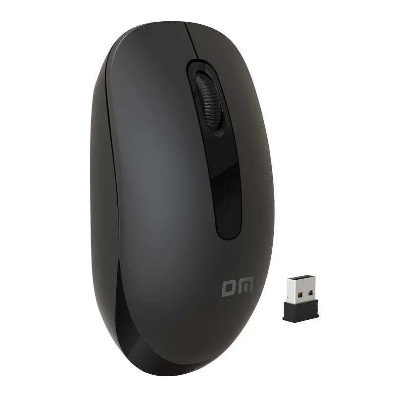 

DM K6 Wireless Mouse 2.4GHz Ergonomic Optical Portable Computer Mouse USB Receiver Office Game Mice For PC Lap