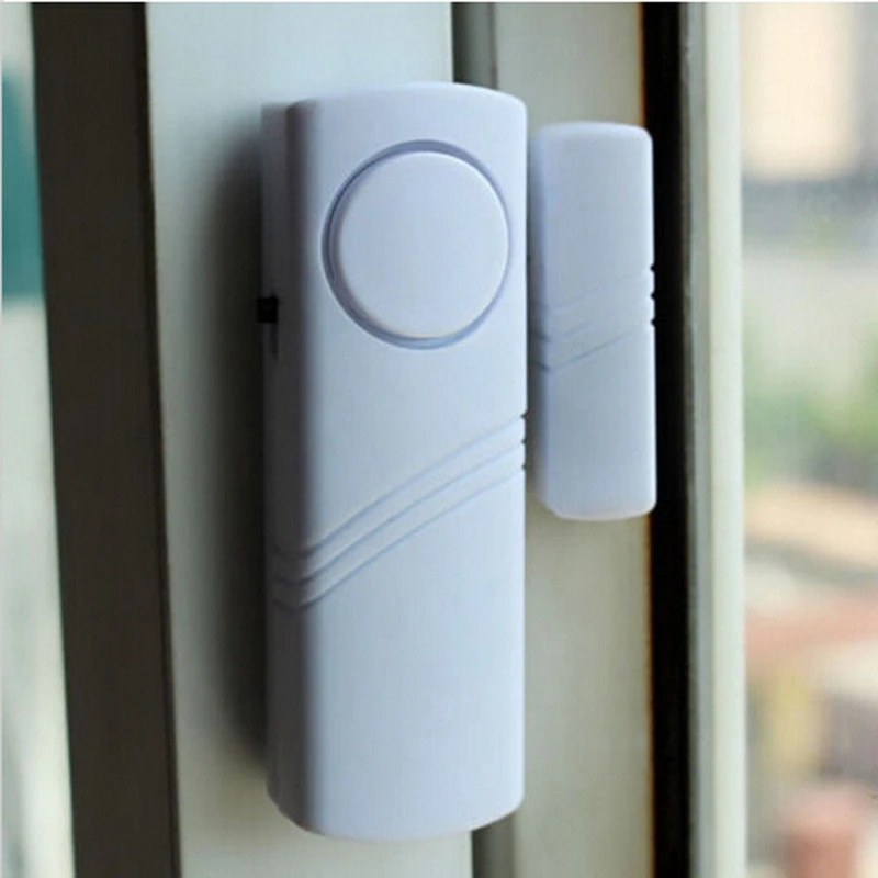 2020 Door Window Sensor Wireless Burglar Alarm with Magnetic Home Safety Longer System Security Device White | Безопасность и