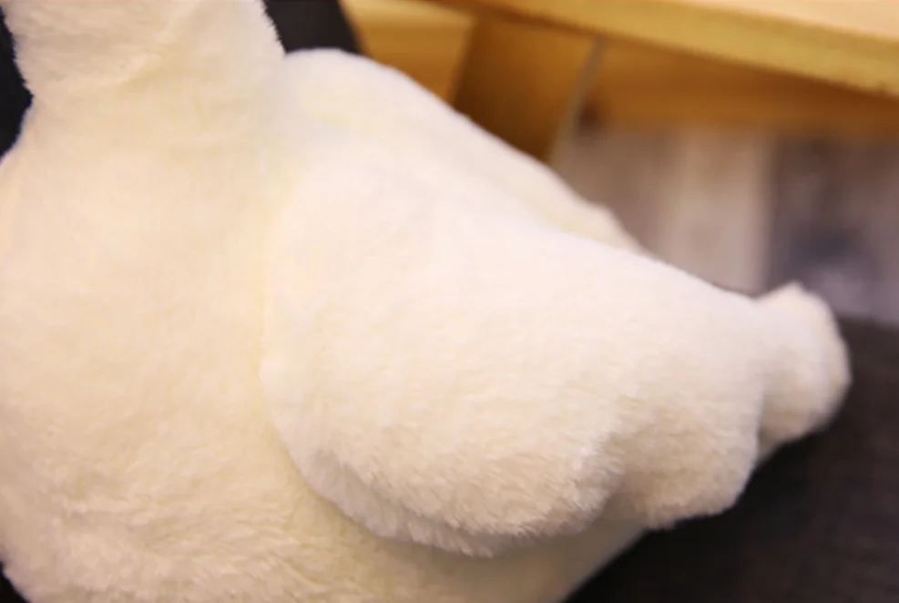 

Scarf White Duck plush placate toys cute animal Funny doll for Children gift