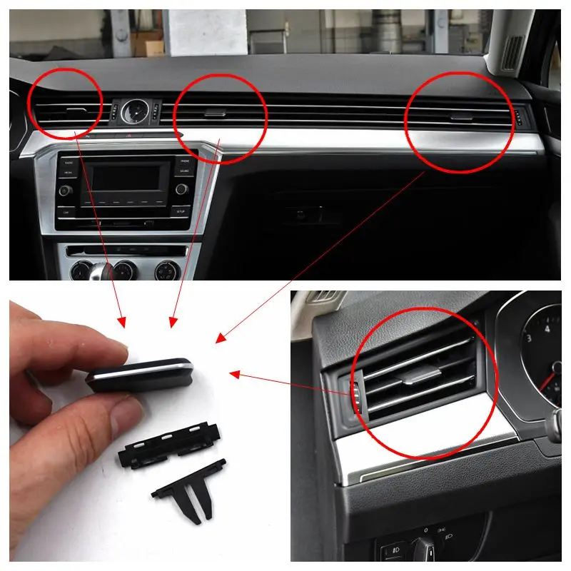 Выходное отверстие для кондиционера Passat b8l CC 2020 лопасти вентилятора выходной