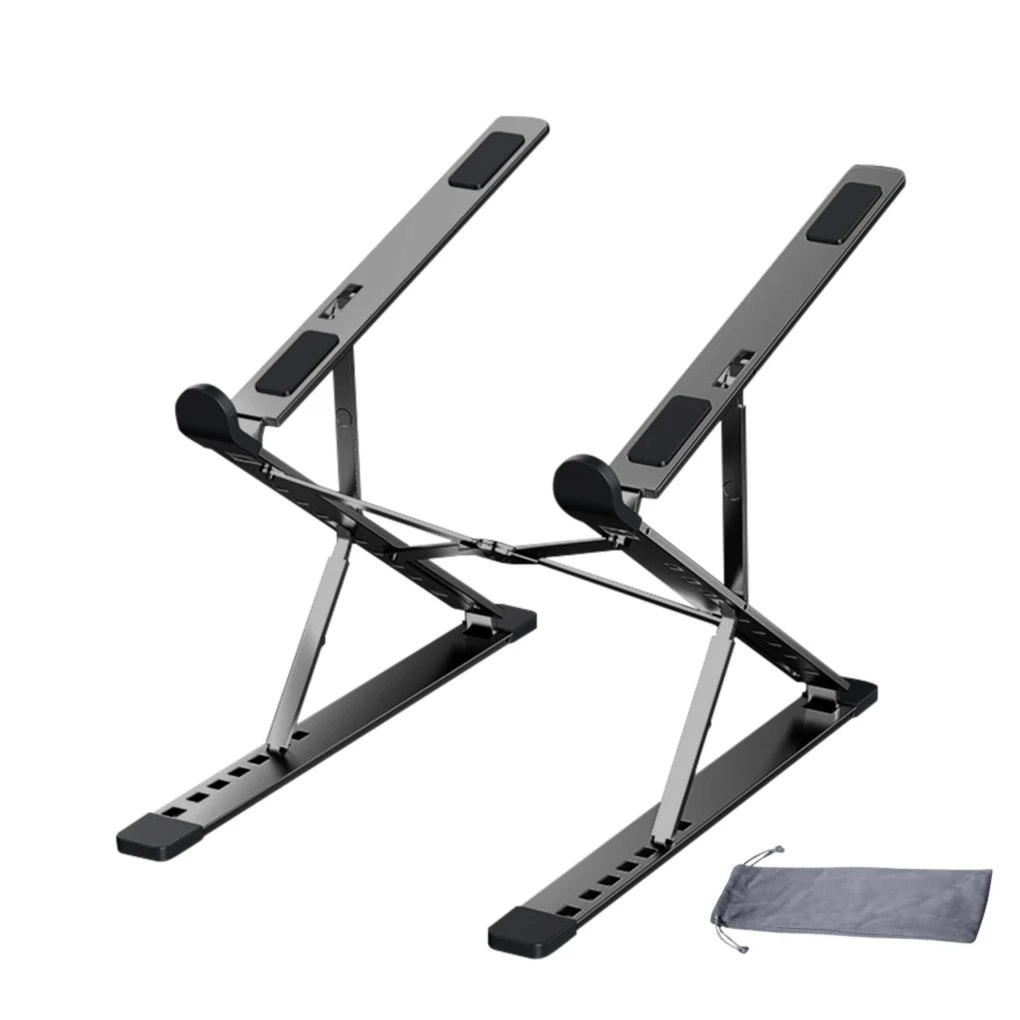 

Brand New Laptop Cooling Stand Notebook Computer Folding Holder Aluminum Alloy Adjustable Bracket