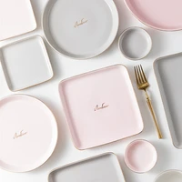 new nordic light luxury ceramic plate tableware set phnom penh steak food dish home dinner creative tray dinnerware cishes