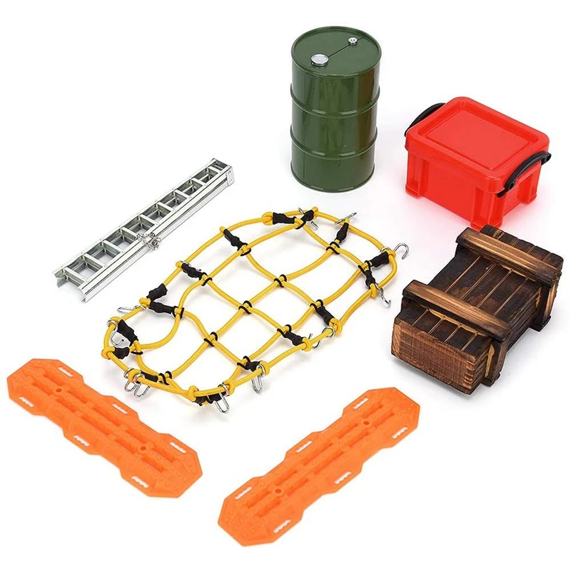 

Luggage Net Storage Box Ladder Accessory for RC Crawler Traxxas TRX4 Axial SCX10 1/10