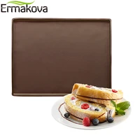 ermakova silicone cake pan nonstick bakeware baking mould swiss roll cake mat baking tray silicone cookies mold