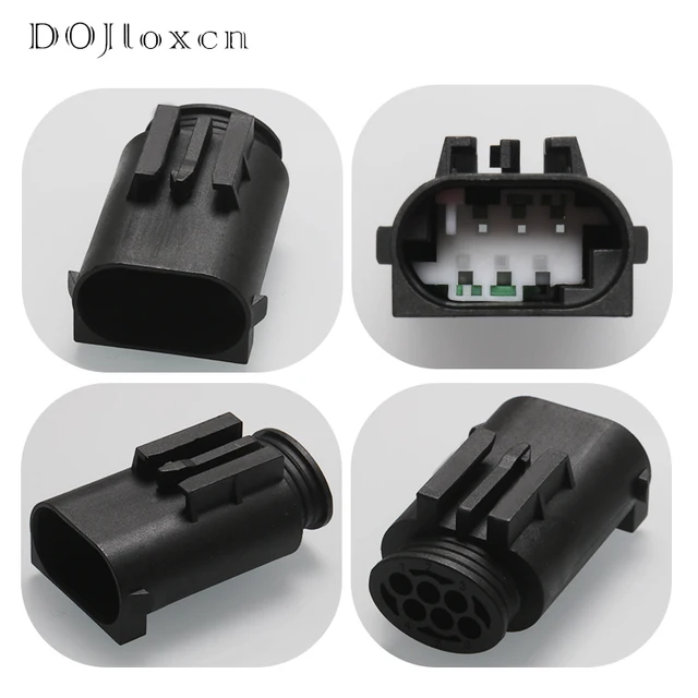 6-Pin Gaspedal Stecker Blau - Kompatibel Mit Mercedes BMW, 5 Sets