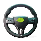 Кожаный чехол для руля из алькантары для самостоятельной сборки Maserati ghiсот Levante Quattroporte GT, чехол для руля, внутренняя ручка, аксессуары для автомобиля