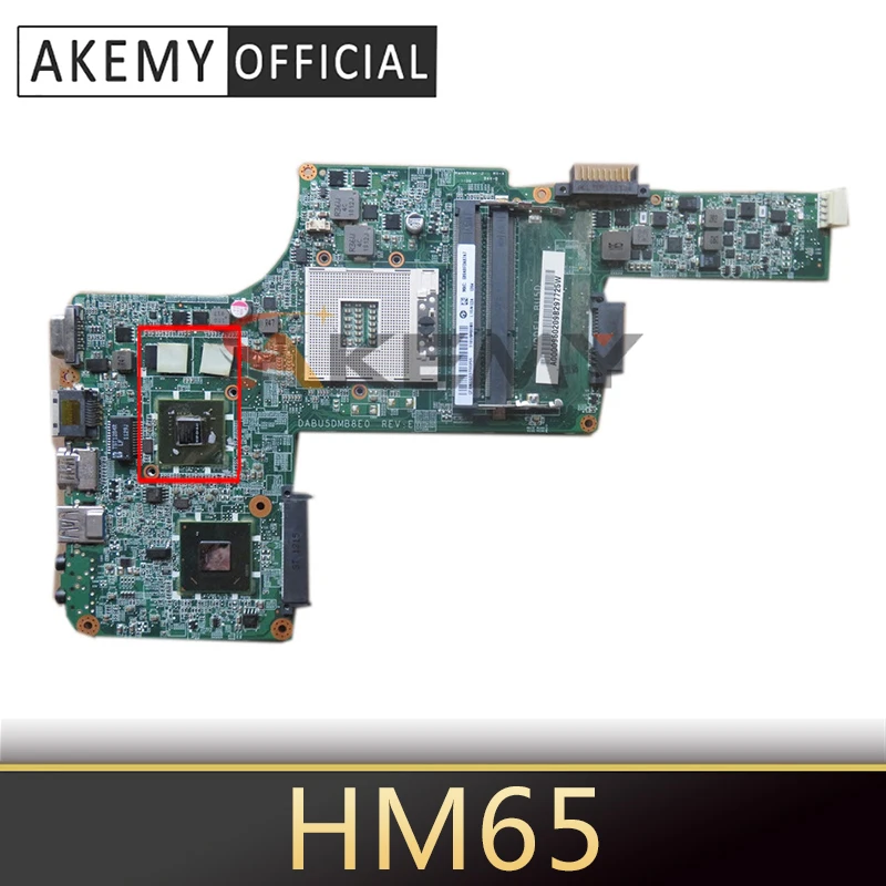 

AKEMY DA0BU5DMB8E0 REV E A000095810 For toshiba satellite L730 laptop motherboard HM65 graphics DDR3