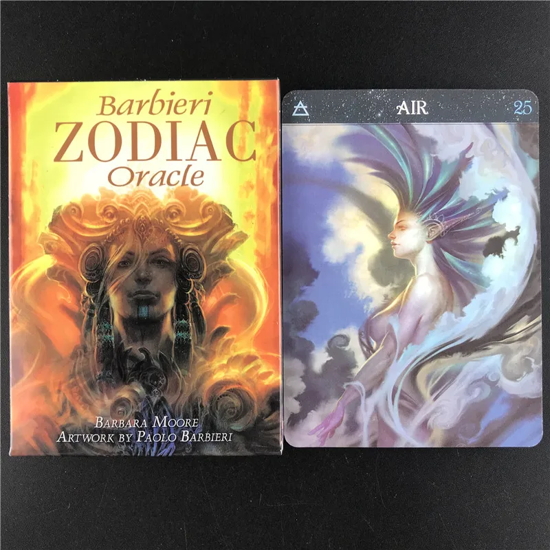 Barbieri Знак зодиака Оракл Таро полная английская гадания Вечеринка колода
