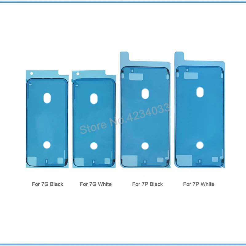 50 шт. водонепроницаемый клейкий стикер для iPhone 7 6S Plus 7Plus 8X8P 3 м Предварительно