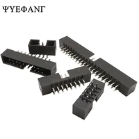 5pcs dip 61020263440 pin 2 54mm pitch male socket straight idc box headers pcb connector double row 10p20p40p dc3 header