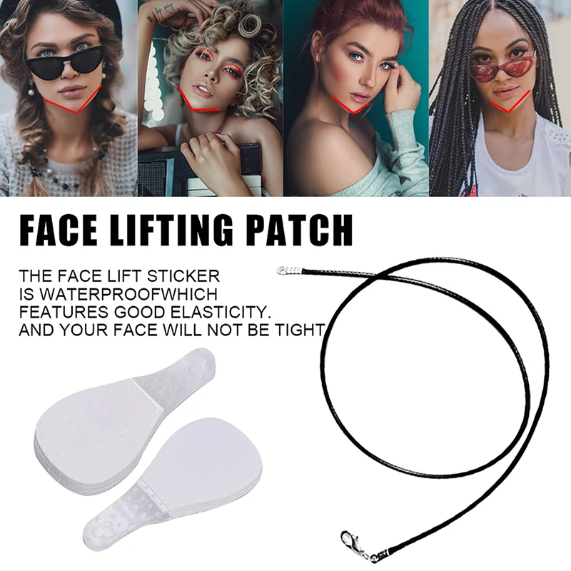 

5 Pairs Thin Face Facial Stickers Facial Line Wrinkle Flabby Skin Face Lift Tape