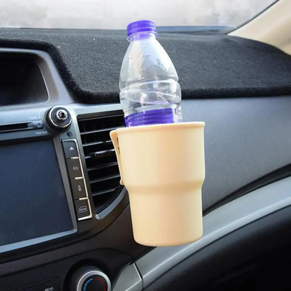 

Universal Car Air Vent Mount Plastic Drink Water Bottle Holder Storage Cup Rack