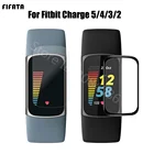 Мягкая прозрачная защитная пленка из ТПУ для смарт-браслета Fitbit Charge 543, 2 шт.