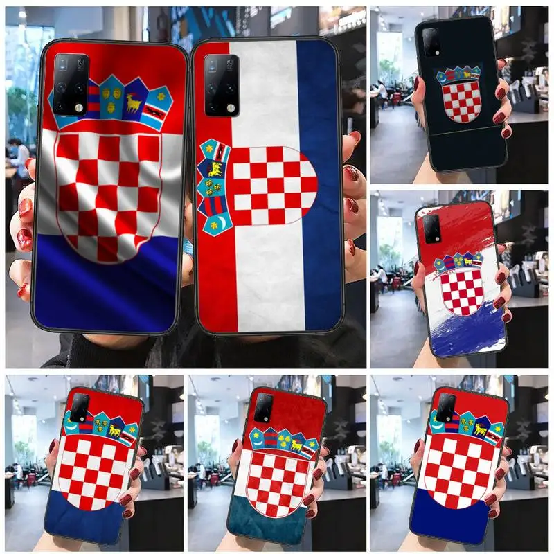 

Croatia flag Phone Case for redmi 6A 7A 8A 9A 10X 4G note 8 8T 9S 10 K30 K20 pro max Cover
