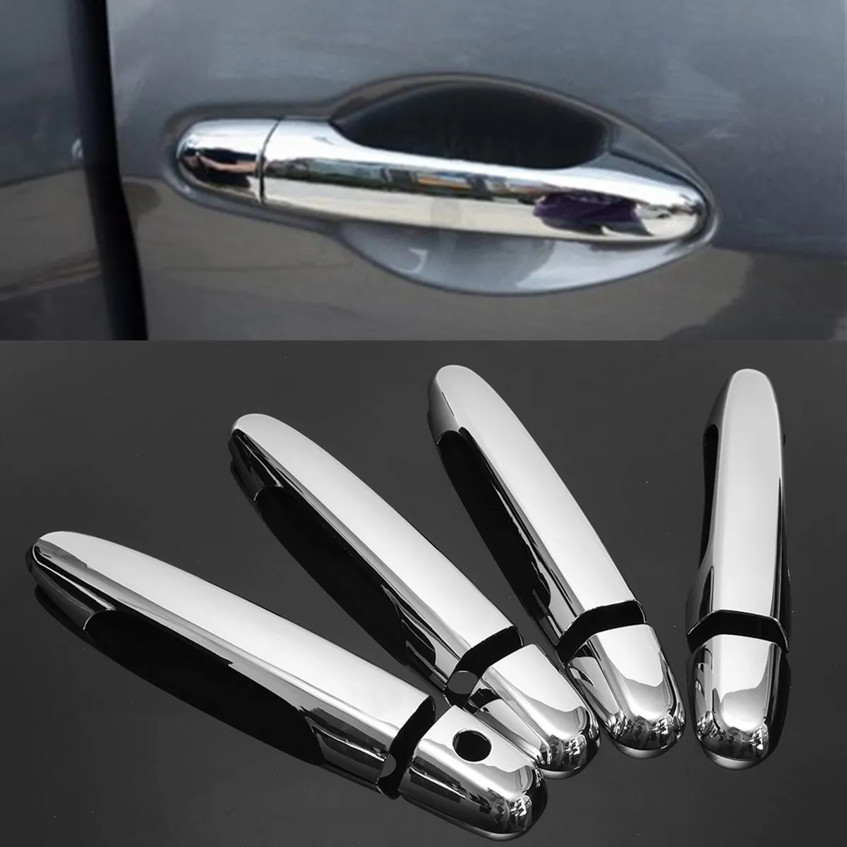 Car Chrome Exterior Door Handle Cover Trim Sticker For Honda CRV CR-V 2012 2013 2014 2015 2016 | Автомобили и мотоциклы