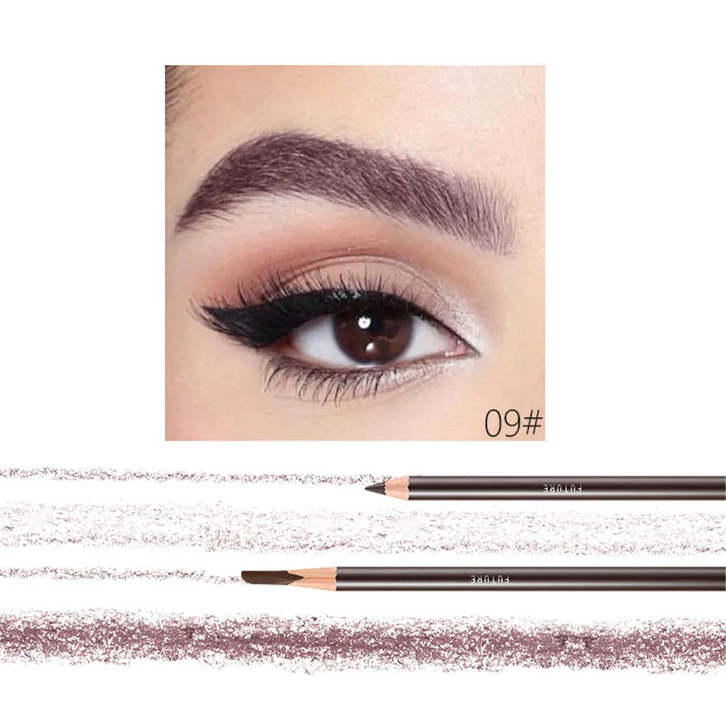 09 Pudaier Microblading ручка для бровей Водонепроницаемая вилка карандаш для бровей длительный макияж профессиональный эскиз бровей инструмент для красоты 905 - Цвет: 09