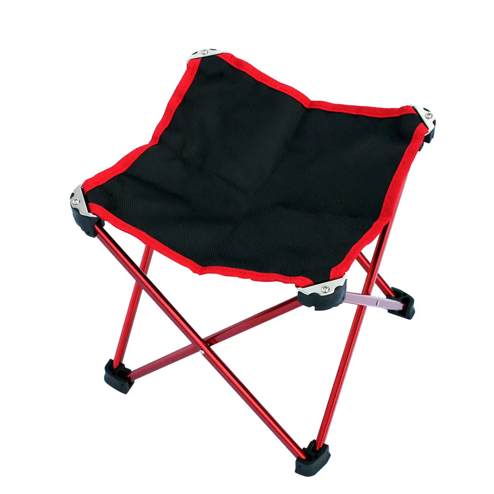 

Lightweight Camping Fishing Seat Aluminum Alloy Mini Home Picnic Travel Portable Outdoor Folding Chair Multipurpose Hiking Stool