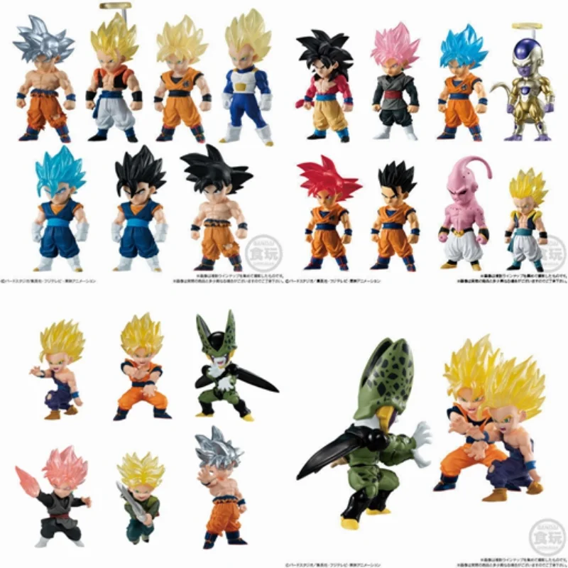 Bandai Dragon Ball Аниме рекламная коробка Egg SP Super 4 Goku Vegeta 2 Buu Shalu Gotenks рисовое украшение
