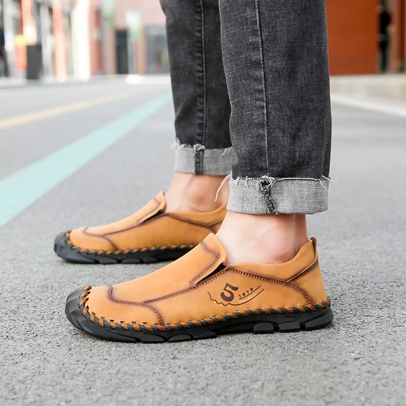 

Casual Shoes Men Fashion Zapatos Casuales Leather Casual Shoes Men Mens Sapato Masculino Loafers For Sapatos 2020 Leisure