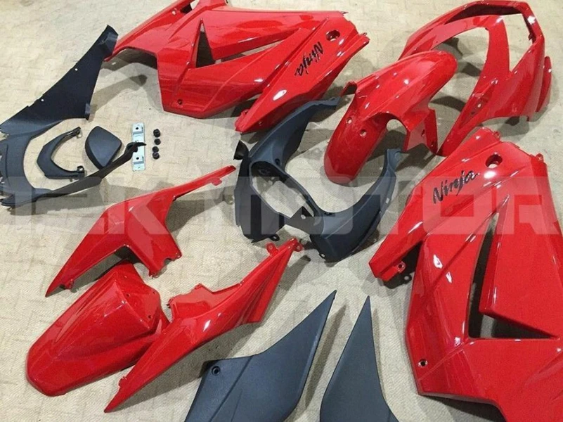

New ABS Fairings kit Fit For Kawasaki Ninja 250r EX250 2008 2009 2010 2011 2012 2014 ZX 250 08 09 10 11 12 13 14 Red glossy