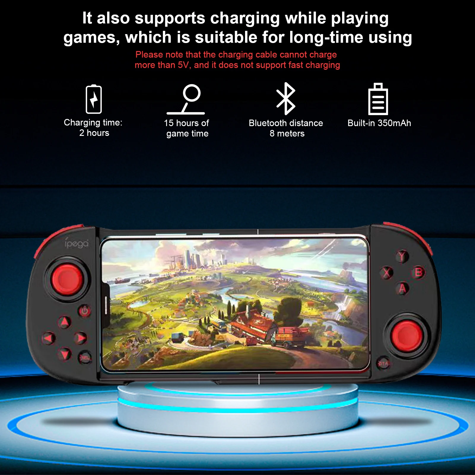 2021 PG-9217 геймпад Bluetooth Беспроводной джойстик PUBG триггеры игровой коврик Android IOS для