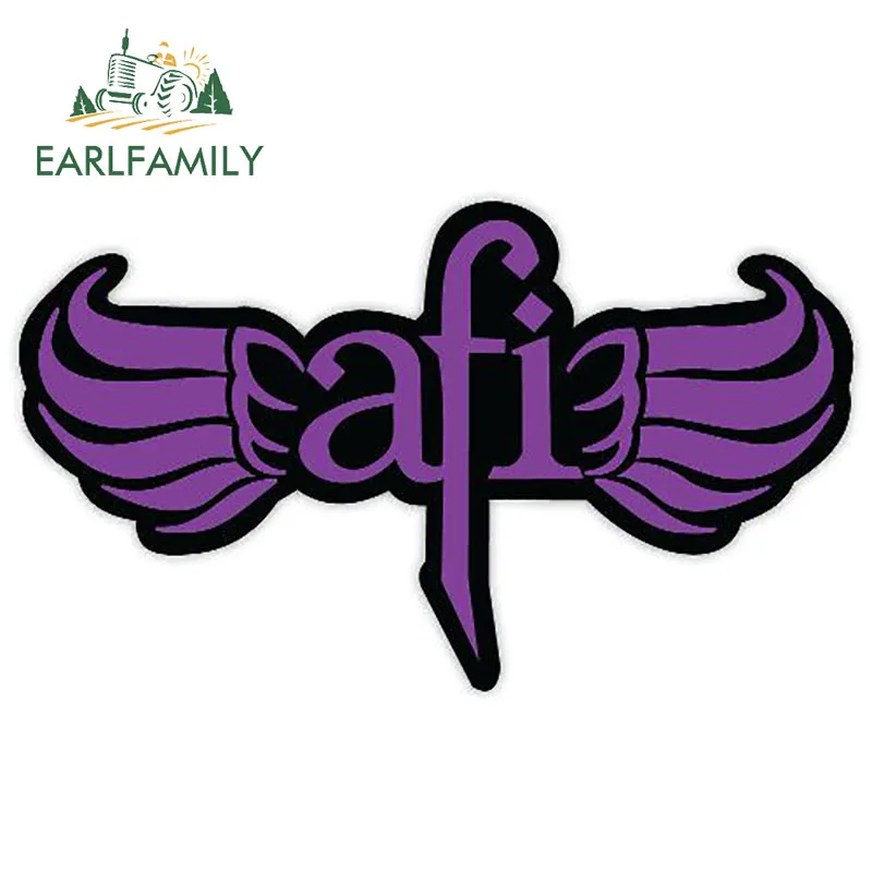 EARLFAMILY 13 см x 7 для AFI фиолетовая/Красная Наклейка на окно автомобиля грузовика