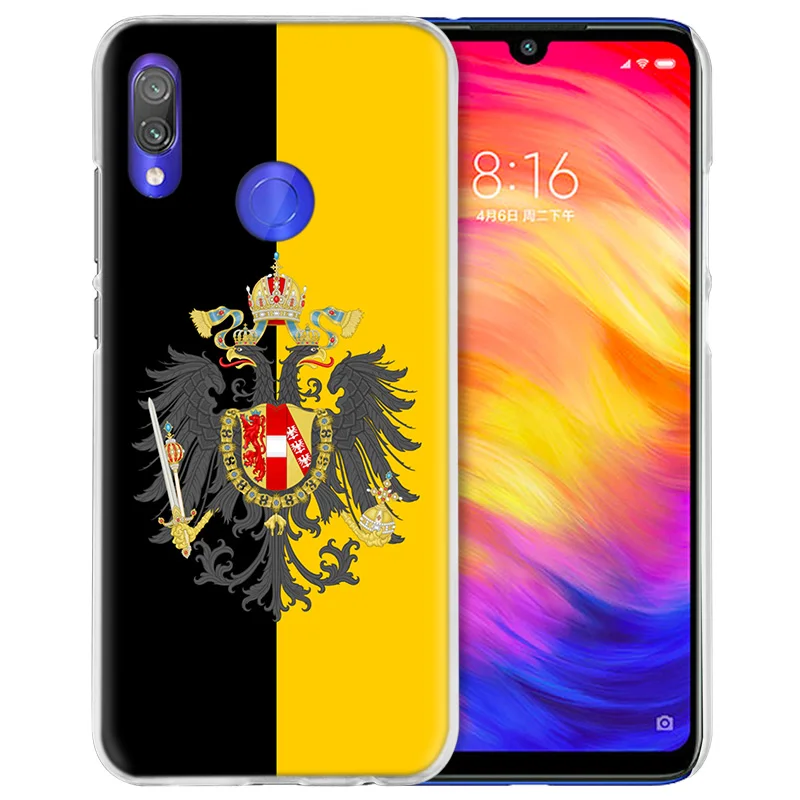 Чехол для Xiaomi Redmi Note 7 7A фотоаппаратов моментальной печати 7S 6 6A 5 Y3 K20 mi 8 до 9 лет CC9 CC9E A1 A2 A3 играть F1 Lite Pro Plus флаг России герб