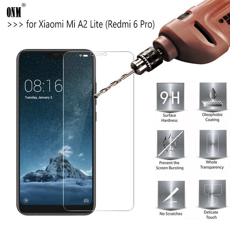 2.5D 0 26 мм 9H Премиум Закаленное стекло для Xiaomi Mi A2 Lite защита экрана Защитная пленка