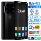 Разблокировка по отпечатку пальца, экран 7,3 дюйма, 16 ГБ + 512 ГБ