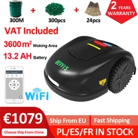 vat inclusive two year warranty devvis grass mower robot lawn mower e1600t for big lawn 3600m2gyroscope