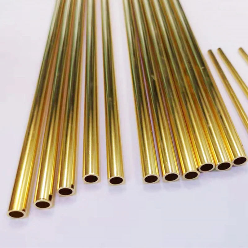 

2pieces 2-10mm Hand-done brass tube brass pipe Length 100mm for knife handle part diy Hand tool accessories