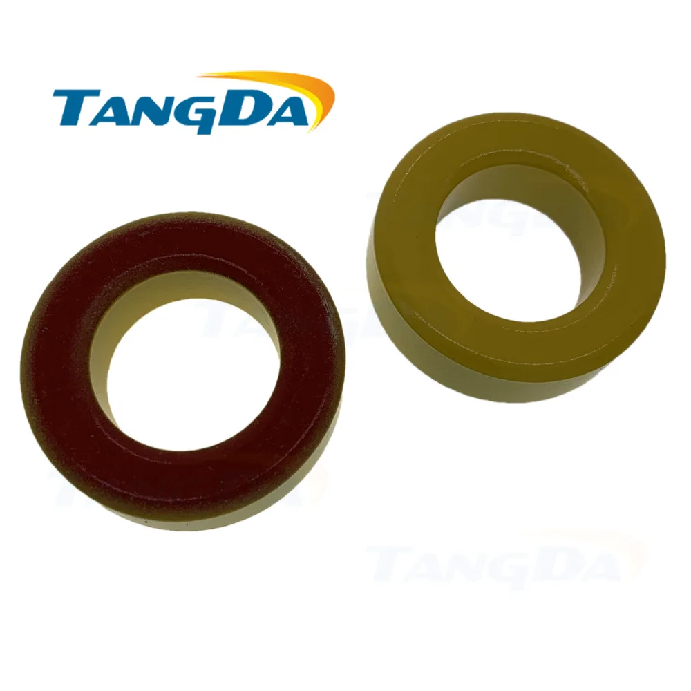 

Tangda Iron powder cores T130-8 OD*ID*HT 33*19*11.5 mm 35nH/N2 35uo Iron dust core Ferrite Toroid Core toroidal yellow red A