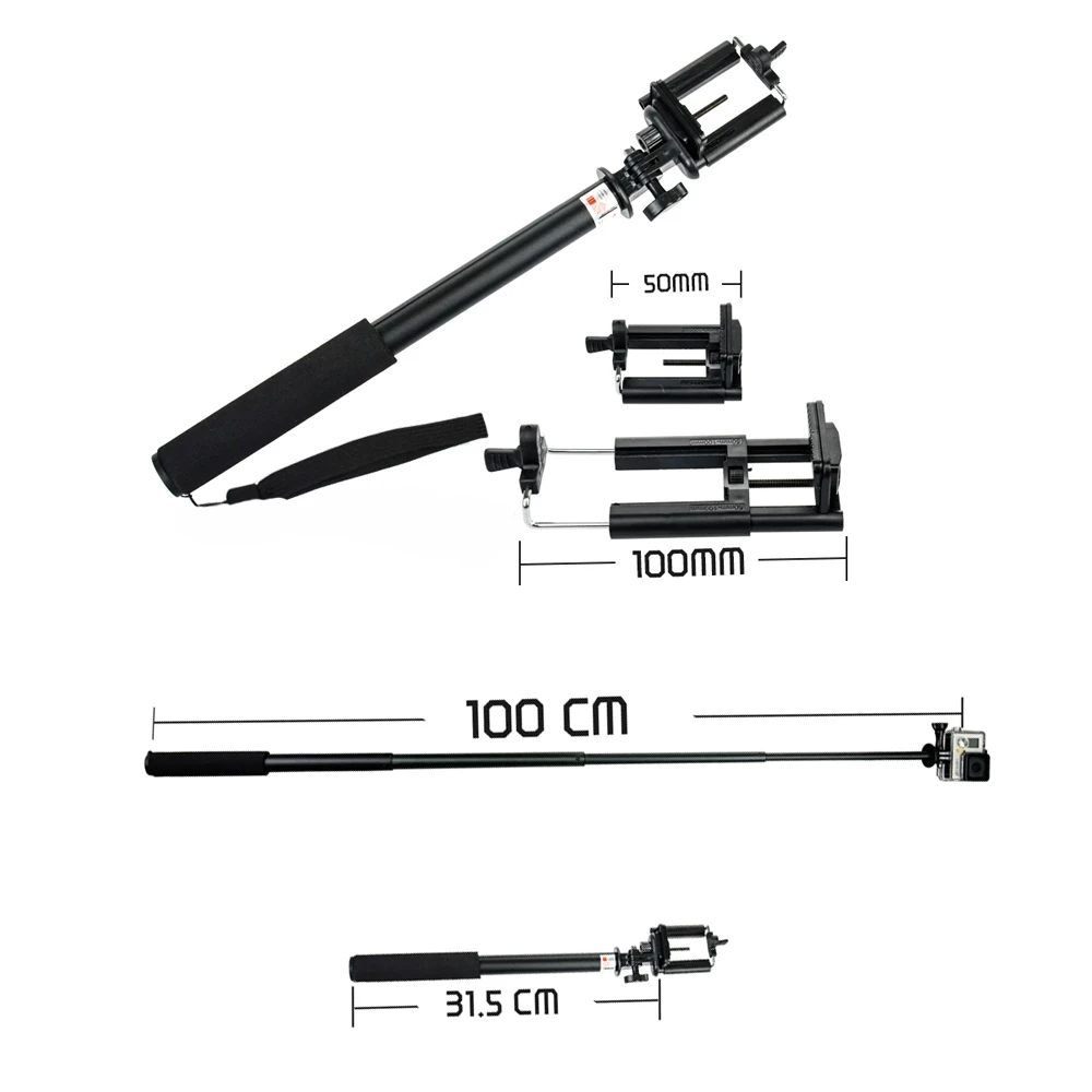 2019 водонепроницаемый штатив Трипод для экшн Камеры GoPro Hero 2/3|Селфи-моноподы| |
