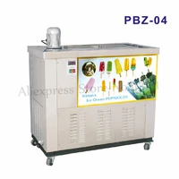 commercial ice pop making machine stainless steel ice lolly maker ice cream bar equipment 4 molds capacity 12000pcsday pbz 04