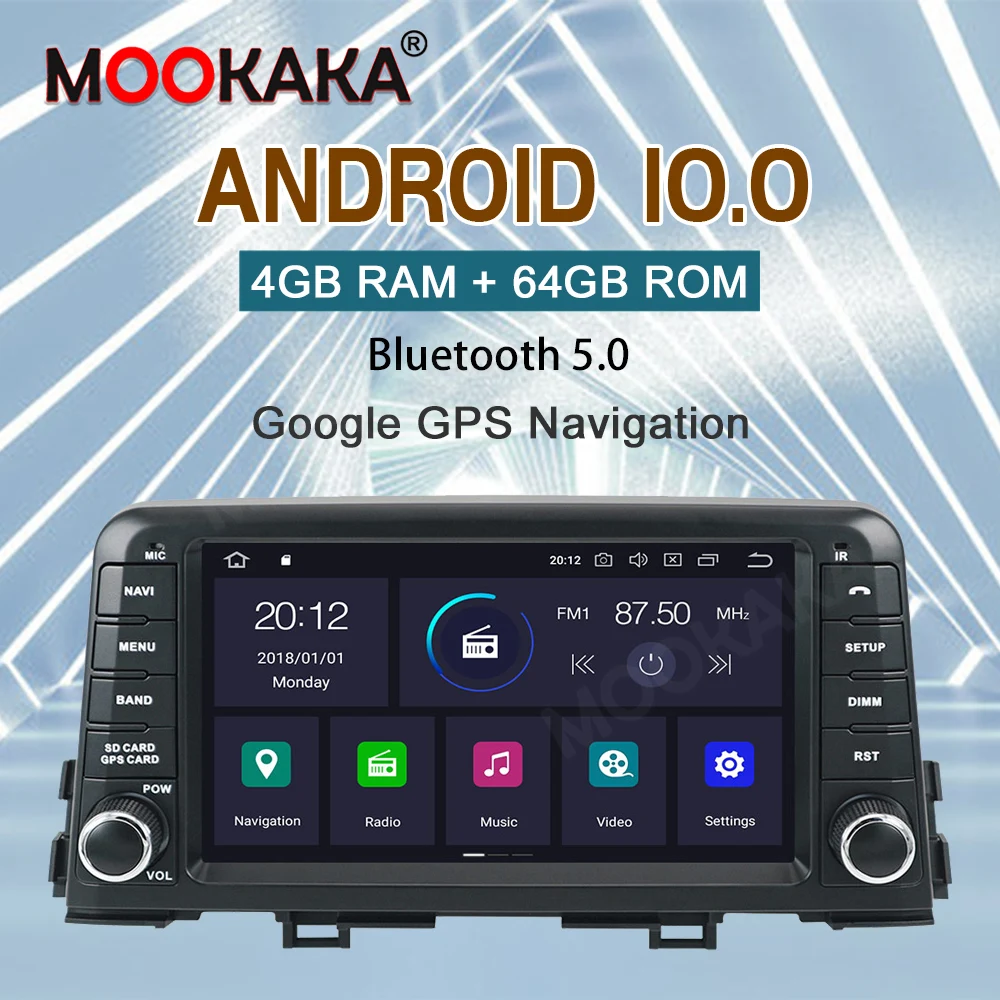 

Android 10.0 DSP Radio For KIA PICANTO / MORNING 2016 2017 2018 Car GPS Navigation 2 Din Bluetooth Player Dashboard Head Unit