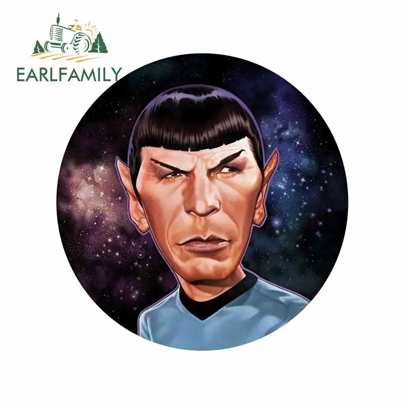 EARLFAMILY 13 см x 12 8 для Mr. Спока Звездный путь мотоцикл наклейки автомобиля бампер