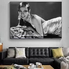 Художественная Картина на холсте Джозефин Бейкер настенный плакат Декор HD печать плакат на стену домашний декор