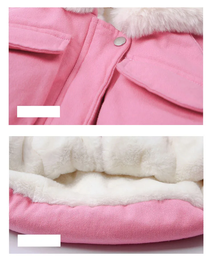 Милые детские куртки для девочек 2 7 лет зимнее пальто верхняя одежда маленьких