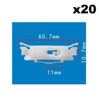 20x nylon for honda roof weather strip buckle